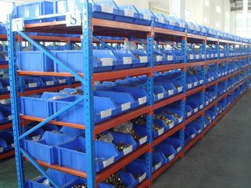 Safety Warehouse Shelving Rack 4 Layers Push Back Pallet Racking