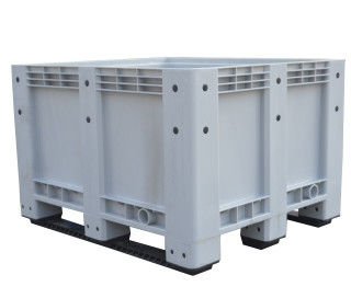 Agriculture Collapsible Plastic Storage Crate Solid Side Perforated